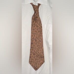 Vintage 1970s A Bretanha Paisley Silk Tie-Made in Switzerland